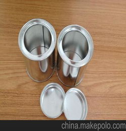 上海旭科0.2L油漆罐 涂料样品罐圆铁罐定制加工 200ml化工罐